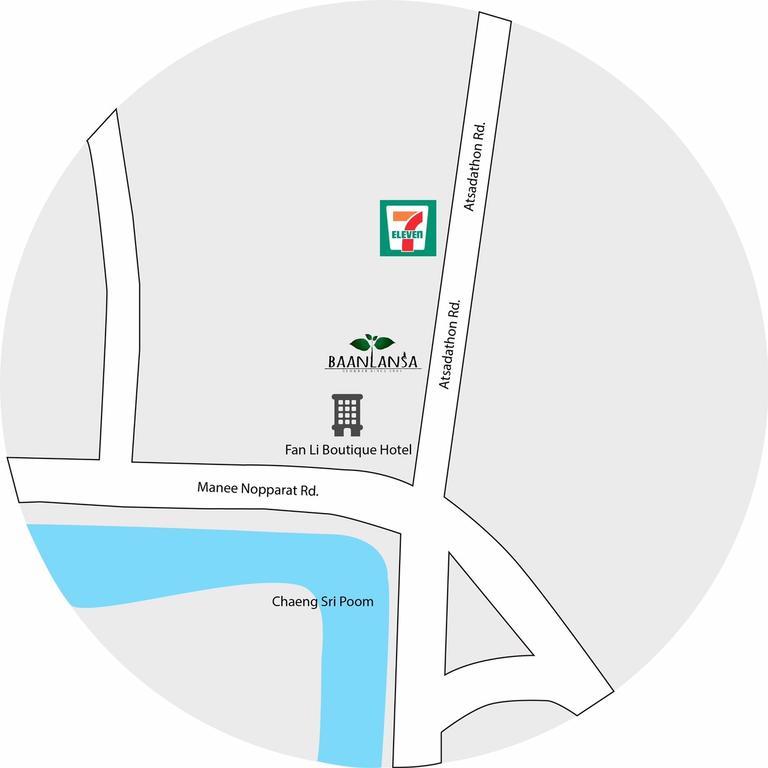 ホテル Baanlansa Bed&Bar チエンマイ エクステリア 写真